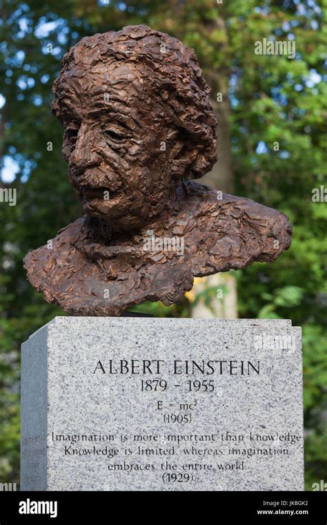 Usa New Jersey Princeton Albert Einstein Statue Stock Photo Alamy