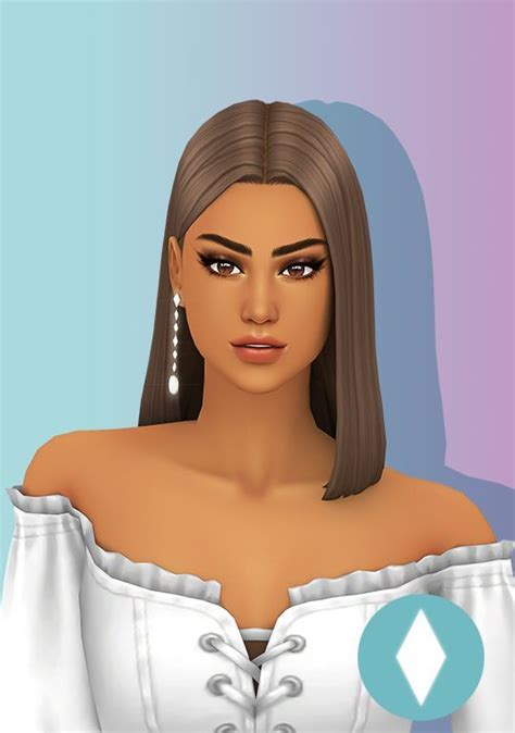 Simcelebrity00s The Perfect Night Lexi Hairstyle Sims Hair Sims