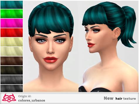 The Sims Resource New Hair Textures 03