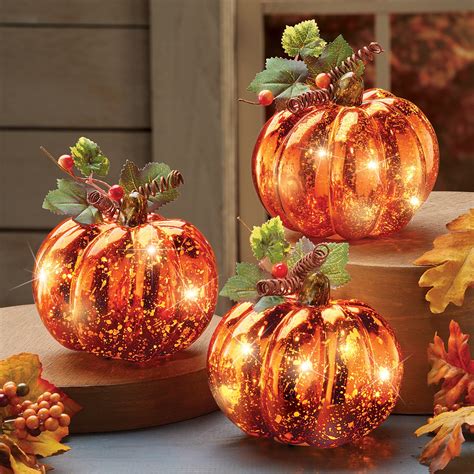 2x Autumn Decorations Led Maple Leaf Pumpkin Decoration Light Starlight 新品