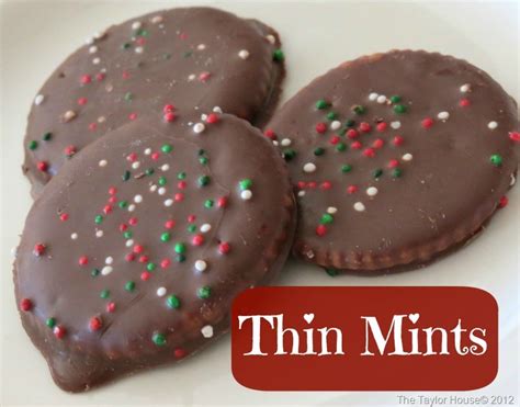 20 Days Of Christmas Cookiestreats Day 18 Thin Mints The Taylor House