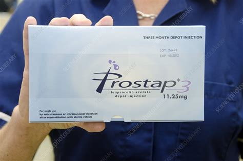 Prostap 3 Prostate Cancer Drug Stock Image C0116707 Science