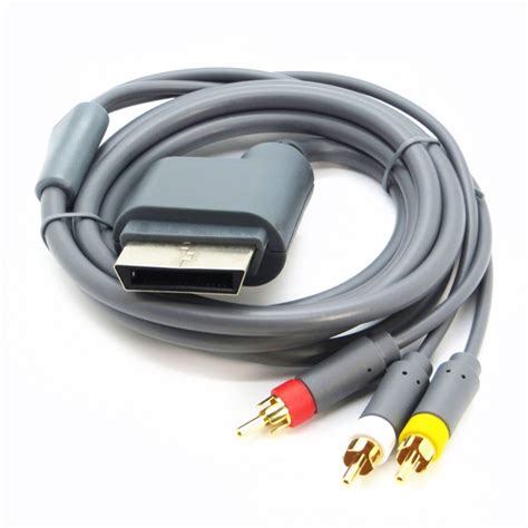 Composite Hdtv Hd Tv Rca Av Video Video Cable For Xbox 360 And 360 Slim