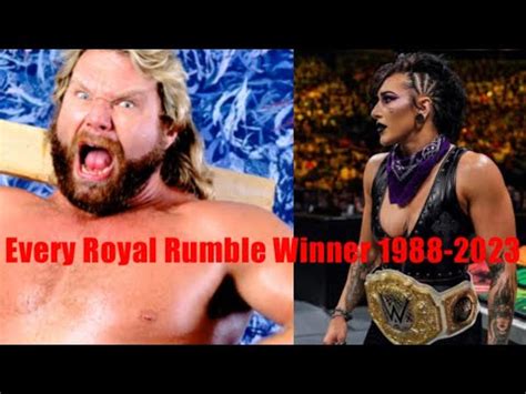 Every Royal Rumble Winner Youtube