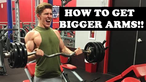 How To Get Bigger Arms Youtube