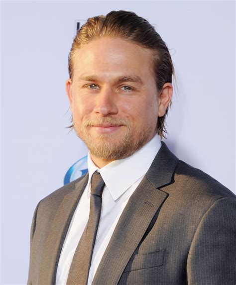 The Hes Actually Glowing Smirk Charlie Hunnam Smirks Popsugar