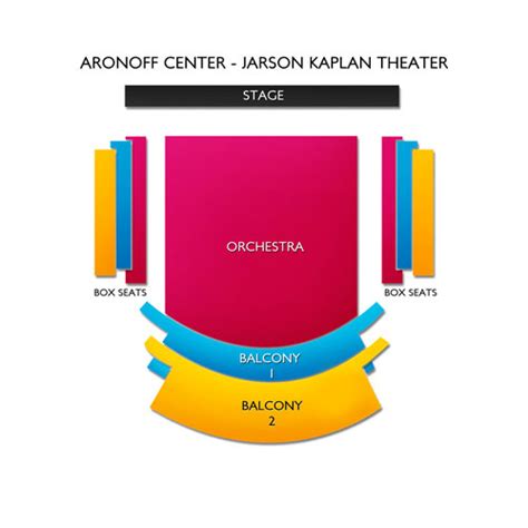 Detailed Aronoff Seating Chart