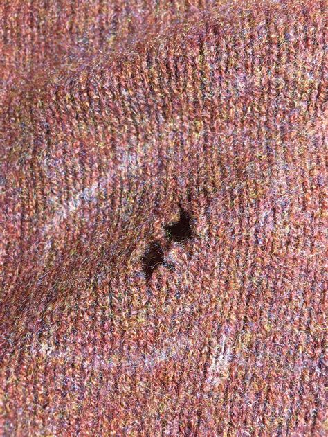 A Sample Of Our Moth Hole Repair Of A Wool Sweater Etsy