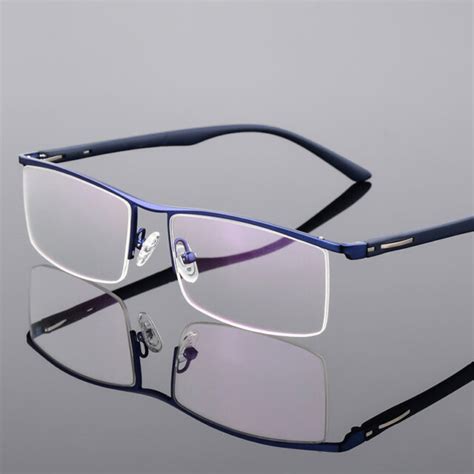 High End Business Style Spectacles Half Rim Eyeglasses For Men Frames