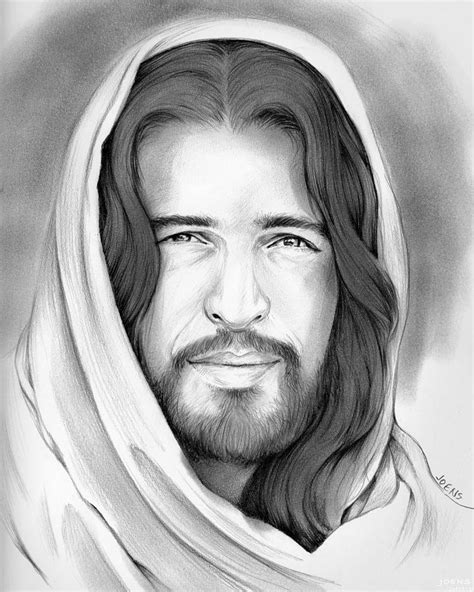Jesus Drawing Beautiful Art Drawing Skill