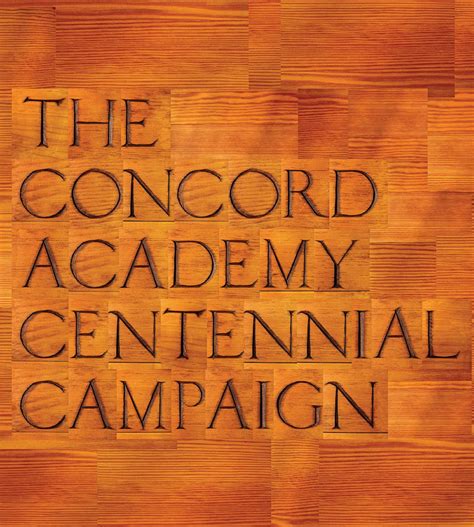 The Concord Academy Centennial Campaign Case Statement by Concord