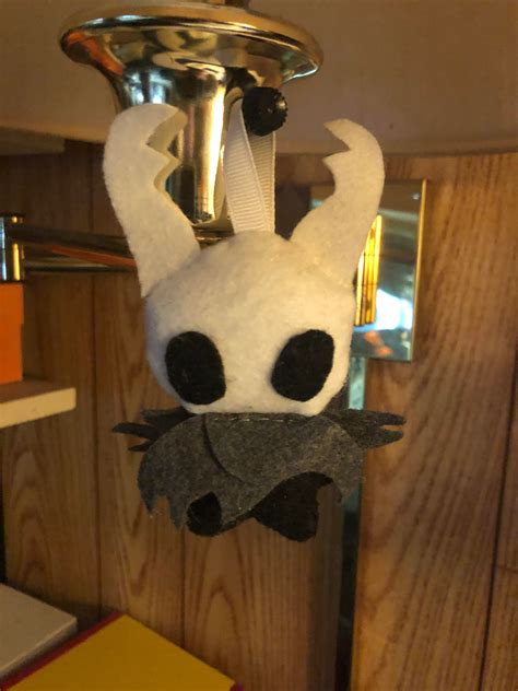 A Little Hollow Knight Plush Thingy That My Sister Made For Me