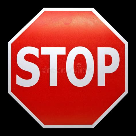 Isolated Stop Sign Stock Photo Image Of Stop Picture