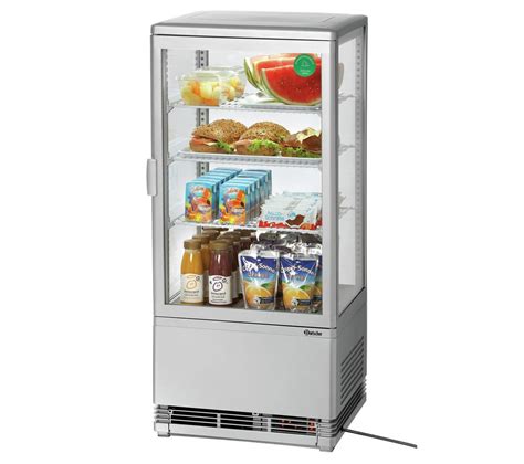 Mini Frigo Vitrine À Poser 78 Litres Argent Réfrigérateurs But