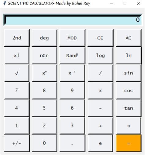 Calculator With Tkinter Gui In Python With Source Code Source Code Riset