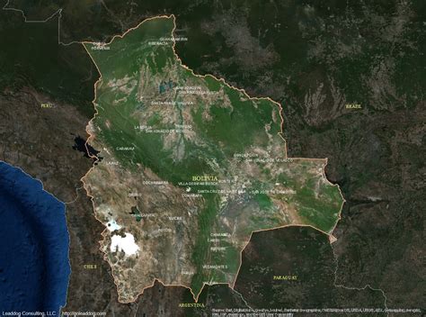 Bolivia Satellite Maps Leaddog Consulting