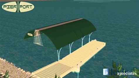Unlike other boat and rv storage canopy awning providers, rapid building solutions provides storage canopy models that are ideal for nontraditional renters so you can diversify your facility. Pier Port canopy for boat. One side version. PPS121 - YouTube