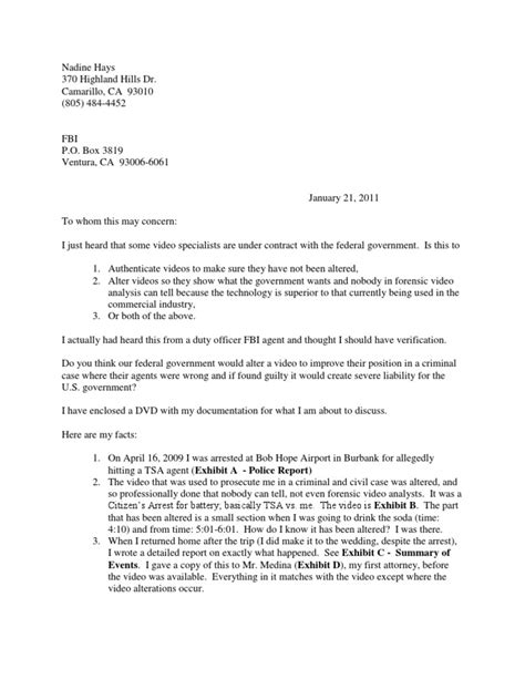 Enter a name to find & verify an email >>>. 110121 Nadine - FBI - Letter Asking for Help | Prosecutor ...