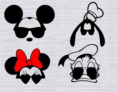 Mickey Mouse Svg Bundle Mickey Mouse Svg Files Disney Svg Silhouette