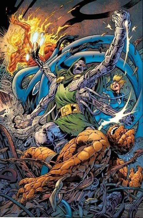 Dr Doom Vs The Fantastic Four Art By Alan Davis Fantastic Four