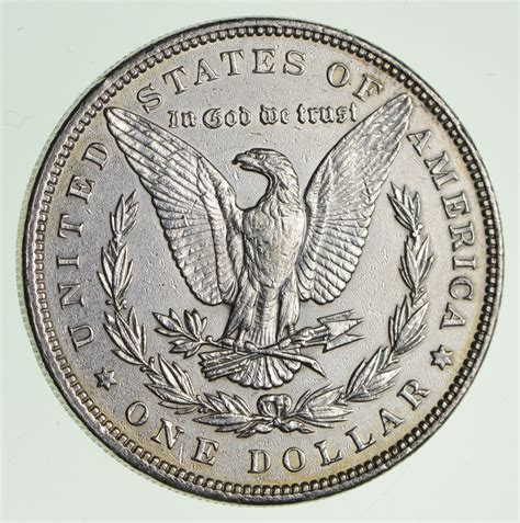 1896 Morgan United States Silver Dollar 90 Eagle Reverse Early