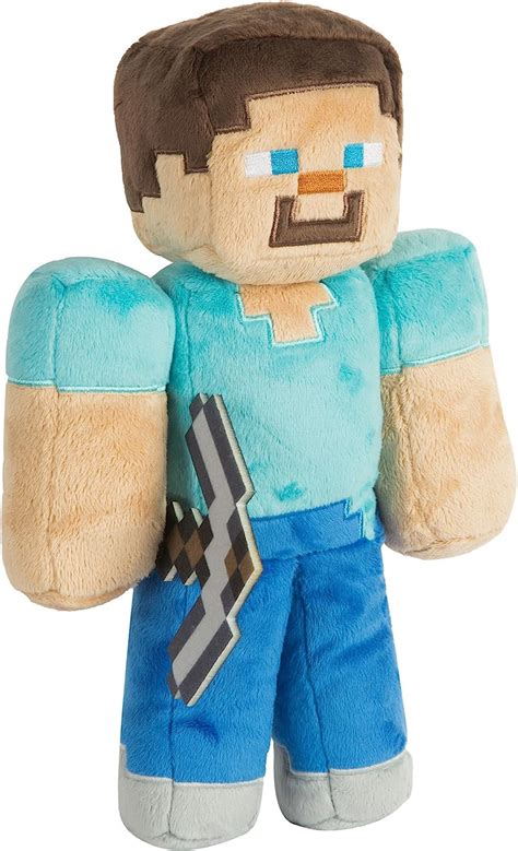 Jinx Minecraft Steve Plush Stuffed Toy Multi Colored 12