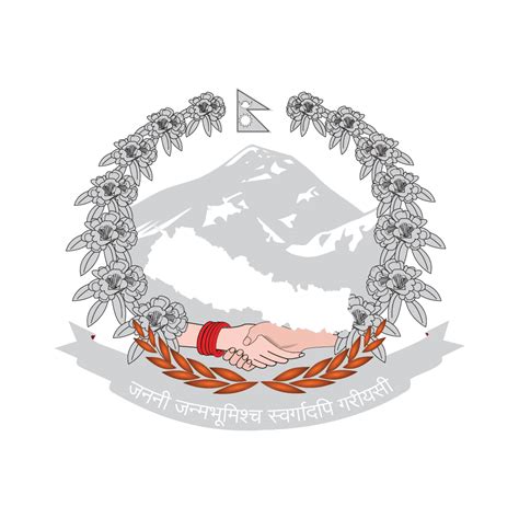 free high quality nepal government logo svg for creative design