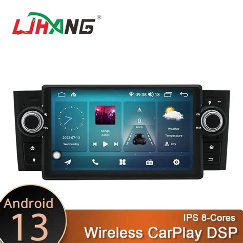 LJHANG Android 13 8 128G Car Multimedia Player For Fiat Grande Punto