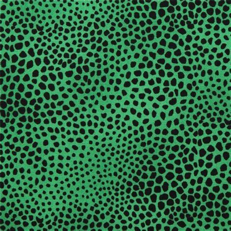 Green Rashida Skin Animal Print Fabric Alexander Henry Leaf 1 Animal