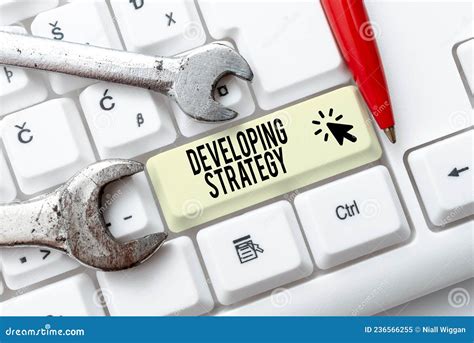 Handwriting Text Developing Strategy Business Idea Organizations
