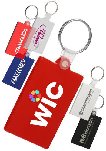 Personalized Rectangle Soft Keychains Key117 Discountmugs