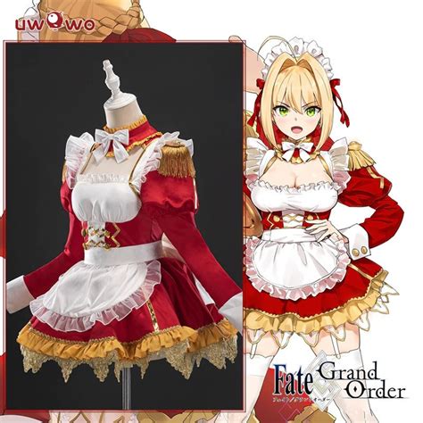 Anime Fategrand Order Nero Maid Dress Lovely Sexy Uniform Etsy