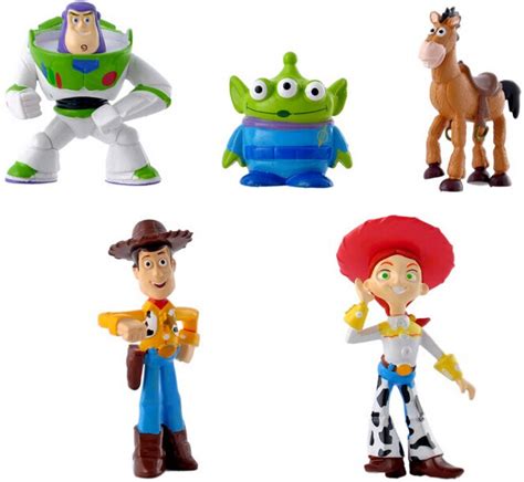 Toy Story 5pcsset Buzz Lightyearwoodyjessiesqueezy Toy Aliens