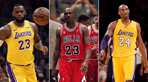 Lakers davis city player name tee. Comparing LeBron James, Michael Jordan and Kobe Bryant in ...