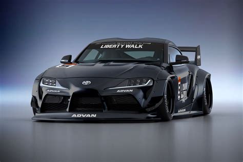 Wide And Aggressive Defines Liberty Walks 2020 Toyota Supra Body Kit