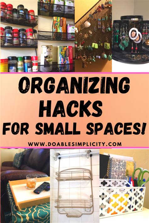 Organizing Ideas And Small Living Hacks That Work Small Space Hacks