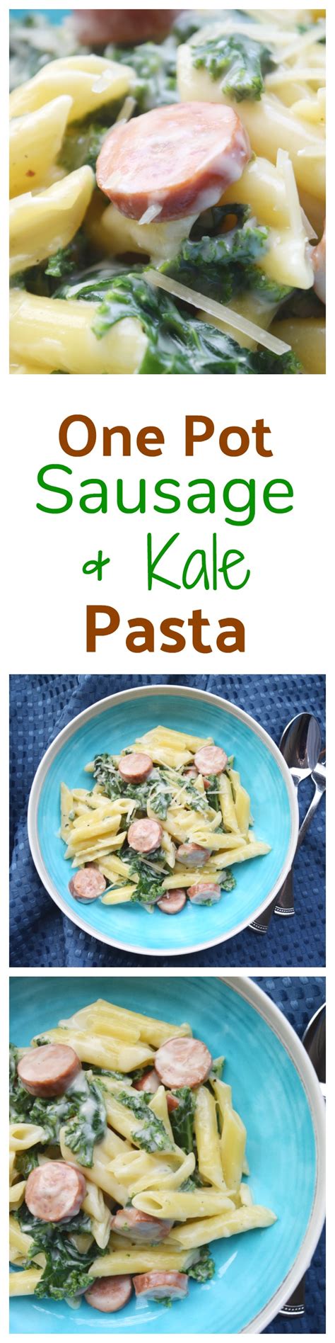 Tips for one pot pasta success. One Pot Smoked Sausage and Kale Pasta | Recipe | Yummy ...