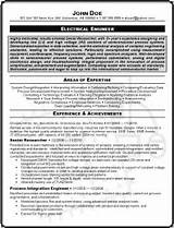 Electrical Engineer Resume Template Pictures