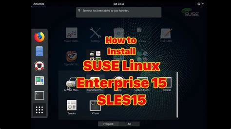 Suse Linux Enterprise 15 Sp1sles15sp1インストール How To Install Youtube
