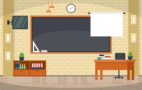 Empty Classroom Vector Art Icons And Graphics For Free Download