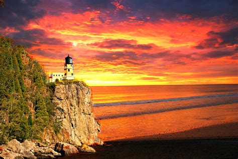 Sunrise Lighthouse Photograph by Marty Koch | Fine Art America