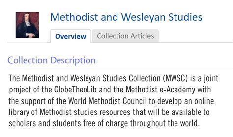Methodist Wesleyan Resources Now Available Worldwide United