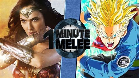 Wonder Woman Vs Trunks One Minute Melee Fanon Wiki Fandom