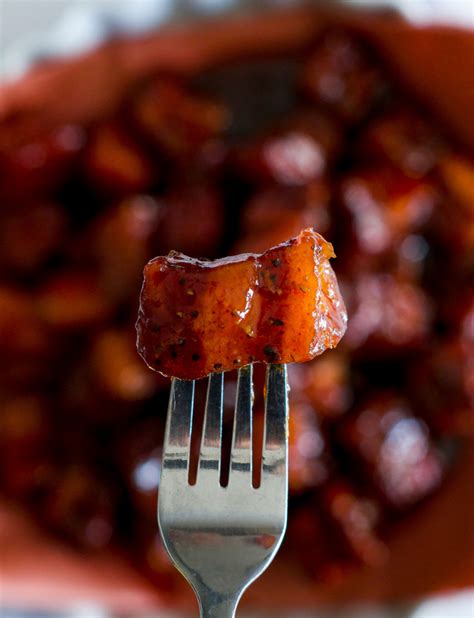 Irresistible Pork Belly Burnt Ends Meat Candy Crave The Good