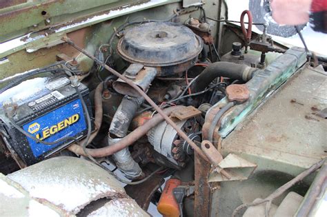 Vintage 1970 Kaiser Jeep Commando Jeepster V6 Buick Engine Plow 66110