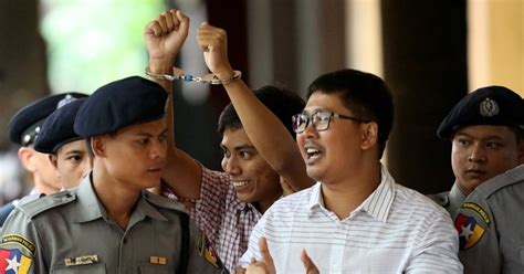 Myanmar Judge Jails Reuters Reporters For Seven Years