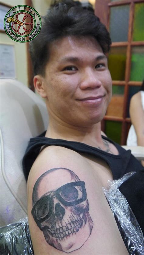 A Nerdy Skull Tattoo A Nerdy Skull Tattoo Flickr