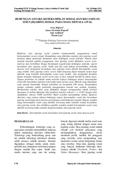 Hubungan cinta tersebut terkait dengan tugas perkembangan masa dewasa awal untuk memilih pasangan guna menikah dengan pasangan yang dipilih individu (havighurst dalam hurlock, 2004, hal. Jurnal Tentang Perkembangan Masa Dewasa Awal - Jurnal ...