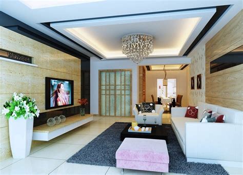 10 Best Simple Ceiling Design For Living Room Wikiocean