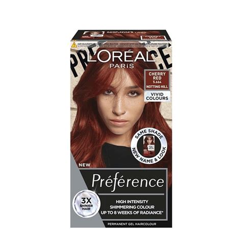 Loreal Cherry Red Permanent Hair Dye Gel Belasea
